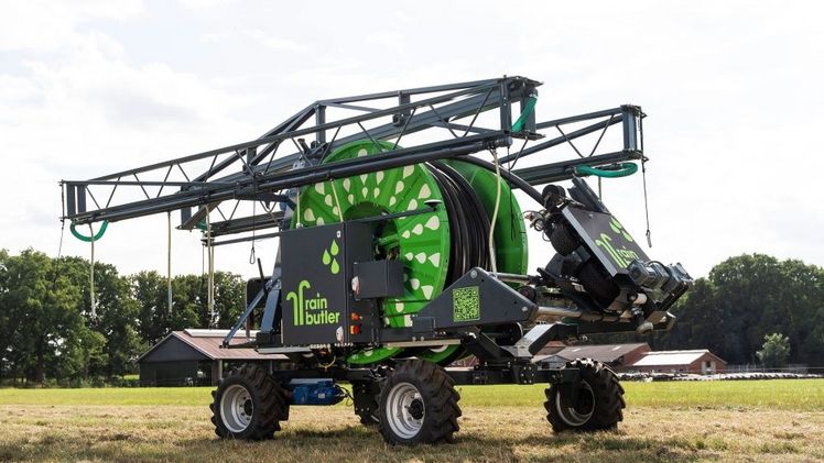 Autonomer Bewässerungsroboter "Rainbutler" der Firma rain2soil. Bild: © rain2soil GmbH.
