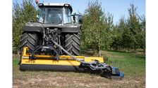 Müthing erweitert sein Portfolio um die hydraulisch angetriebene Mähscheibe MU-FlexDisc 60 für verschiedene Mulchgeräte. Bild: Müthing. 