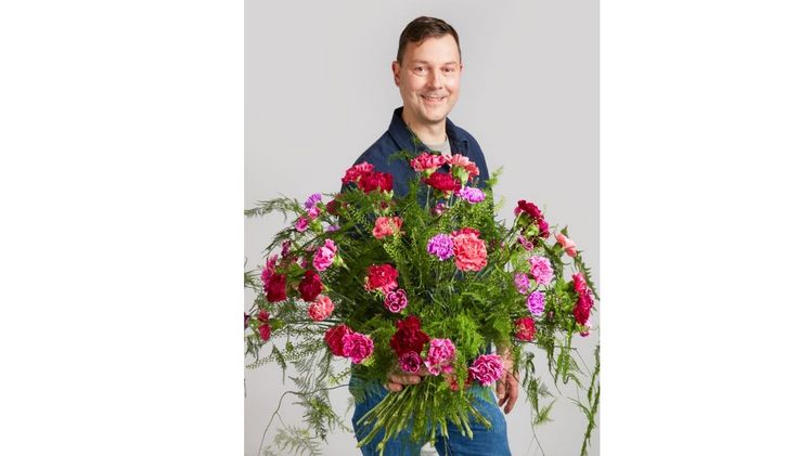 Nicolaus Peters Harmony in Pink. Bild: Nicolaus Peters für Fleurop ©Fleurop AG, Matthias Weingärtner.