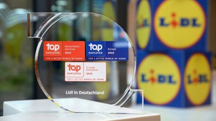 Lidl der attraktiver Arbeitgeber. Bild: Lidl.