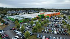 Außenansicht des neuen Globus Baumarkts Bielefeld. Bild: Globus Baumarkt.