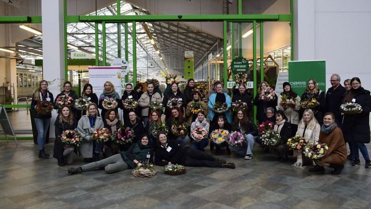 Über 30 Auszubildendewaren beim "stark-up"-Tag in den Landgard-Markt in Hannover Sehnde. Bild: FDF.