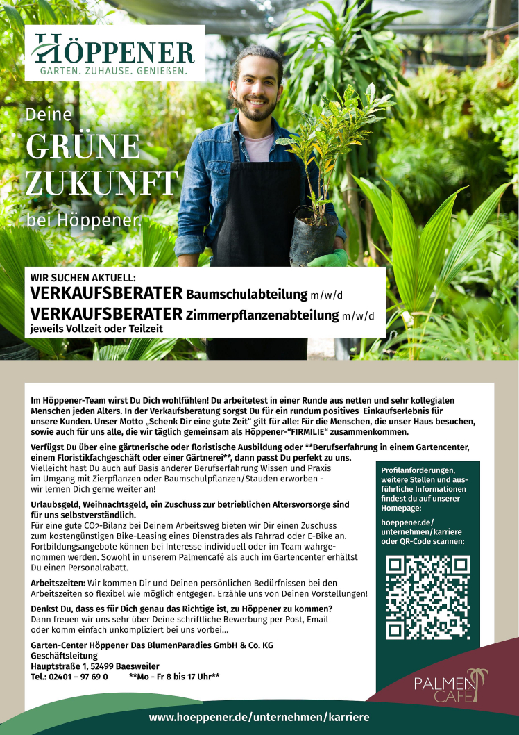 Verkaufsberater (w/m/d)